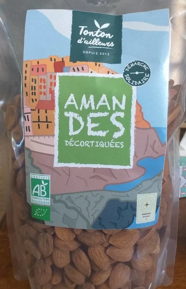 Amandes décortiquées