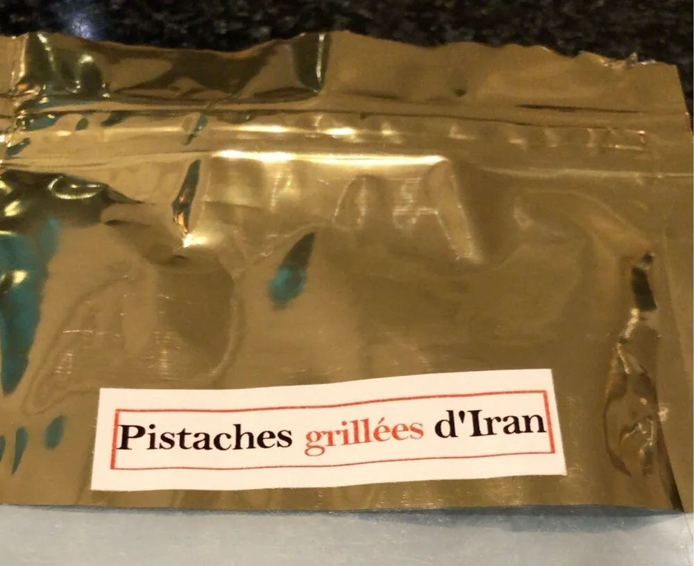 Pistaches grillées et marinées