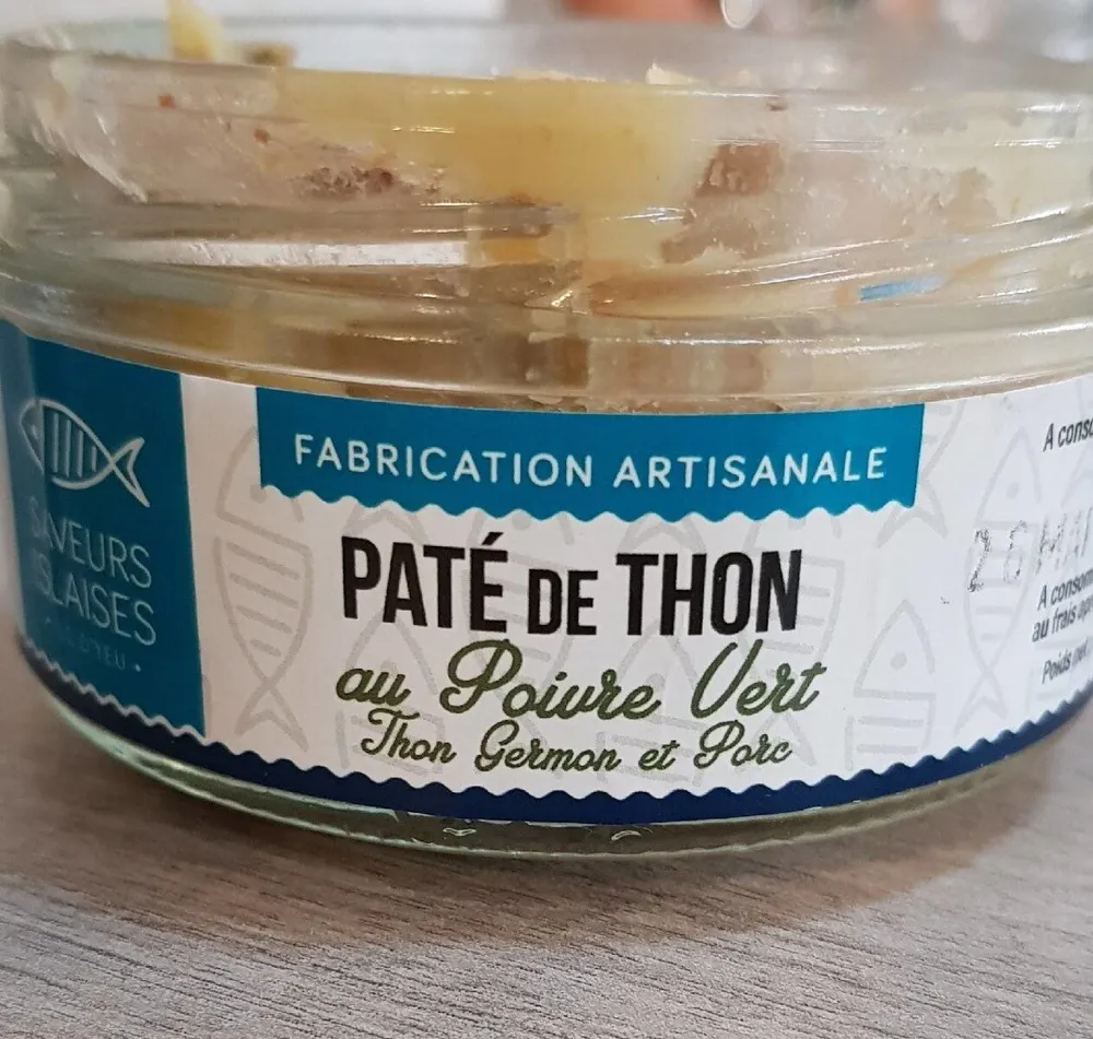 Pate au thon et poivre vert