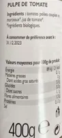 Bio natural pulpe tomate