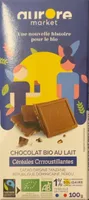 Chocolat bio au lat Céréales Croustillantes