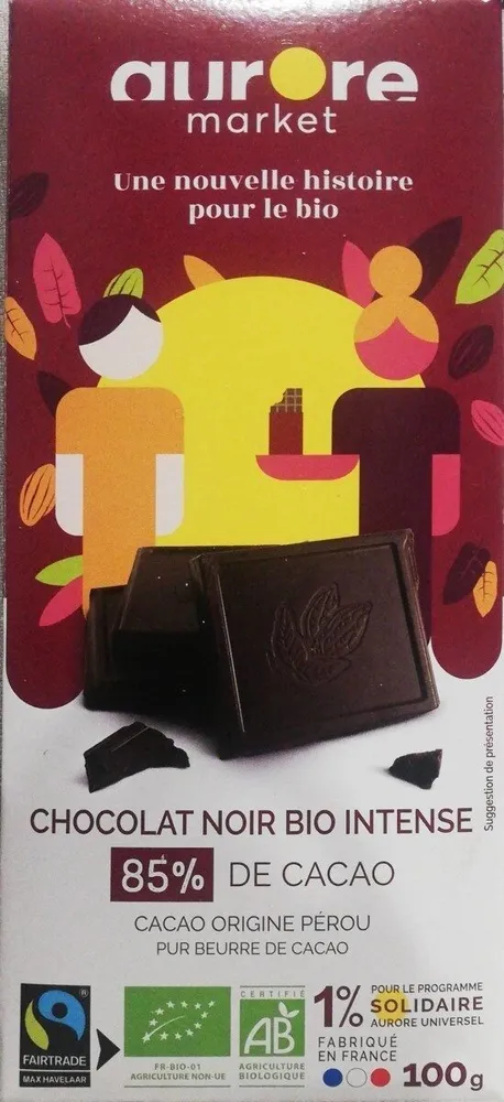 Chocolat noir intense 85%