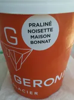 Glace praliné noisette maison Bonnat