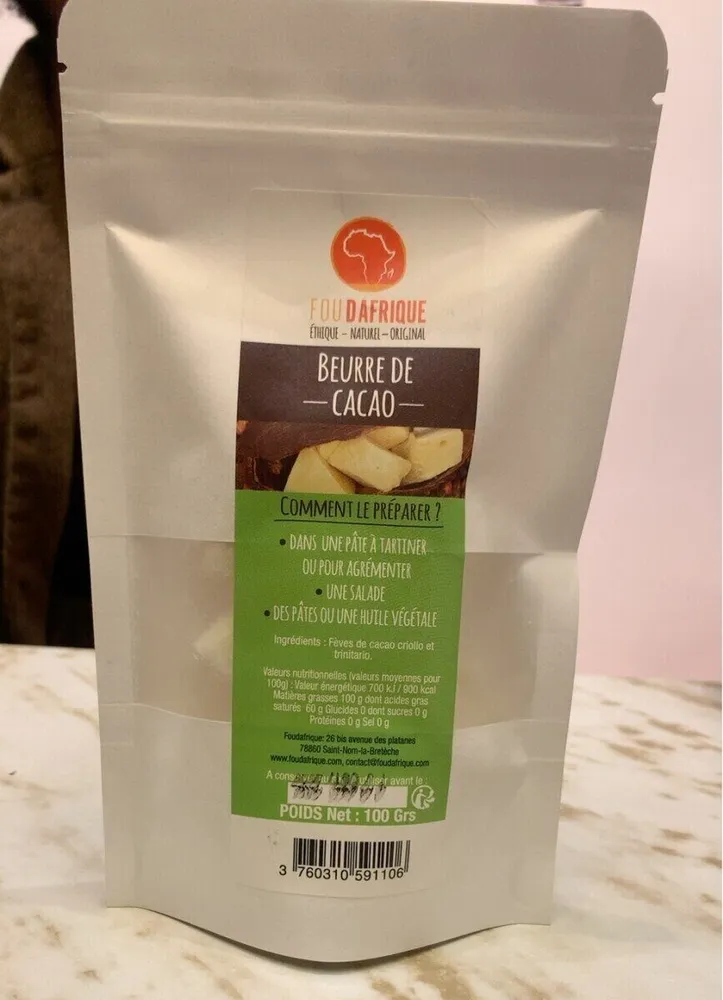 Beurre de cacao