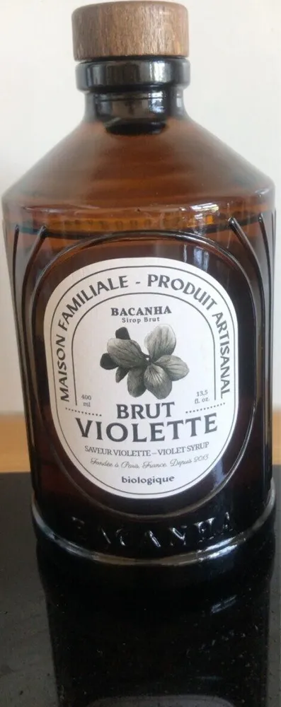 Brut Violette - sirop brut