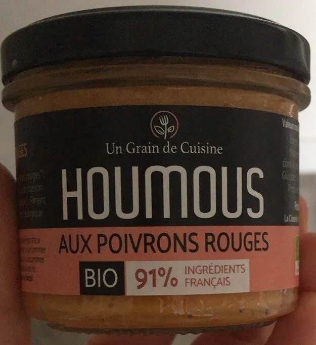 Houmous poivrons rouge