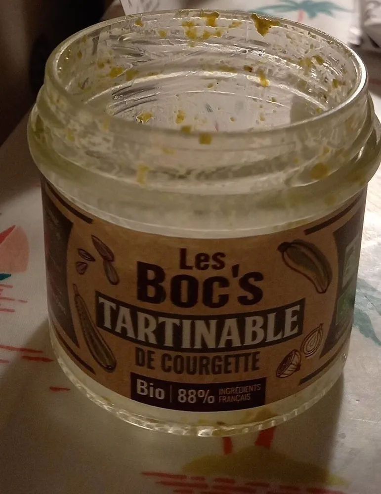 Tartinable de courgette