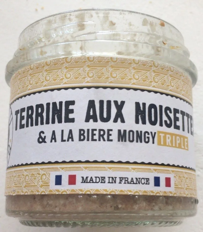 Terrine aux noisettes et a labiere Mongy triple