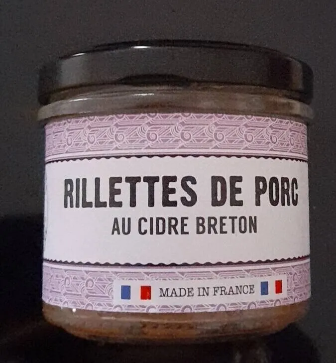 Rillettes de porc au cidre breton