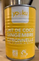 Lait de coco gingembre citronnelle