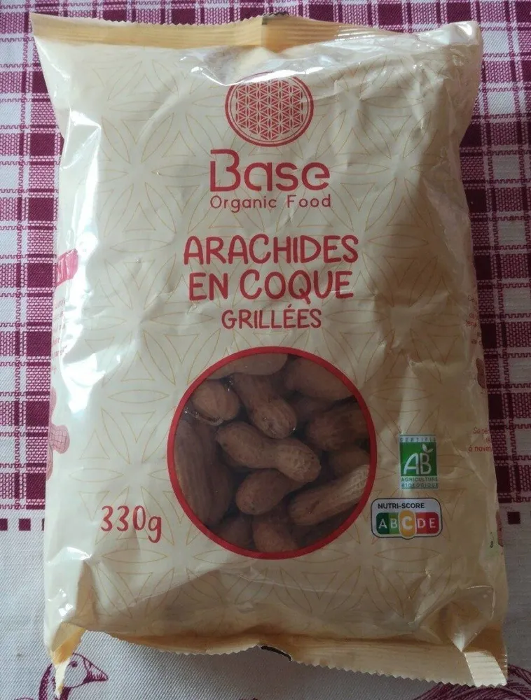 Arachides en coque grillées