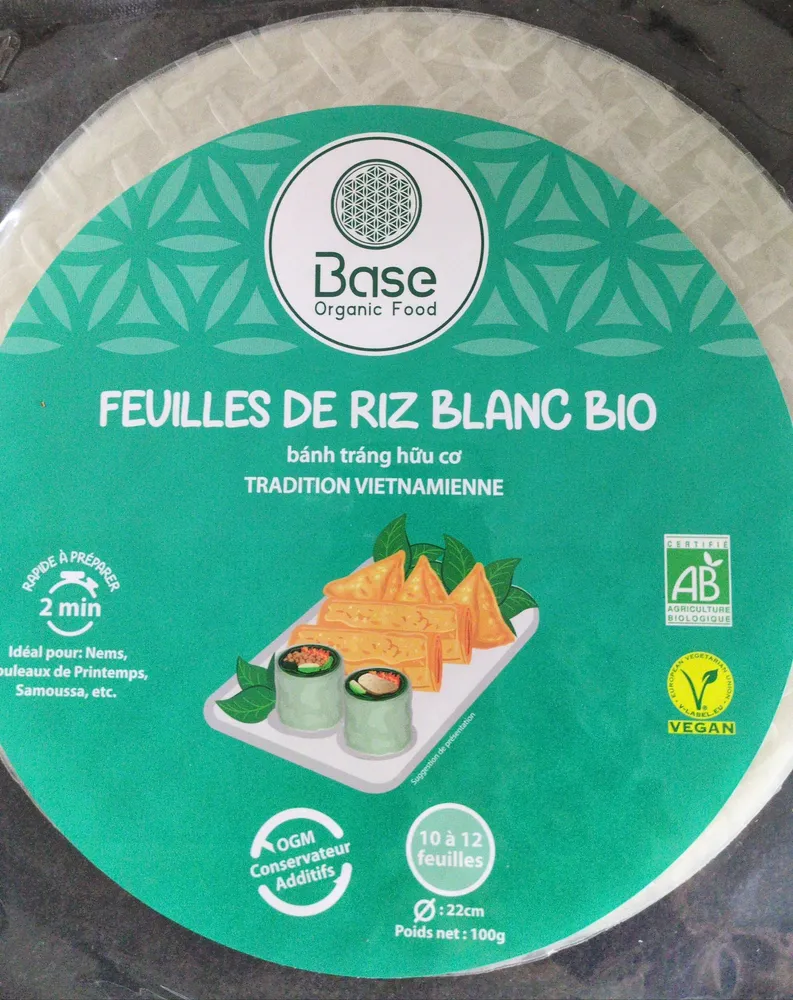 Feuille de riz