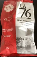 CHIPS ARTISANALES CUITES AU CHAUDRON À LA FERME TOMATES SÉCHÉES FINES HERBES