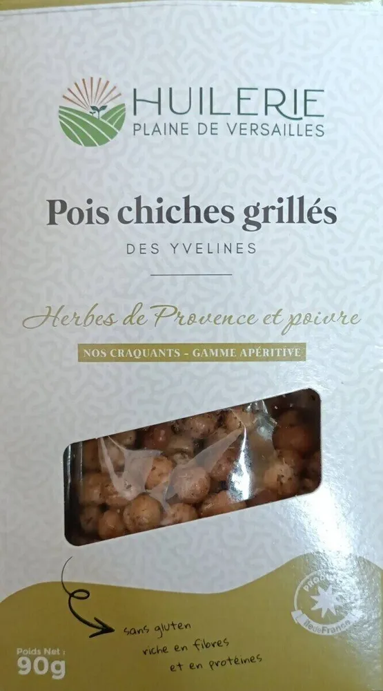 Pois chiches grillés des Yvelines herbes de Provence et poivre