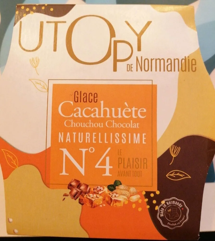 Glace cacahuètes chouchou chocolat