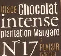Glace chocolat intense plantation Mangaro n17