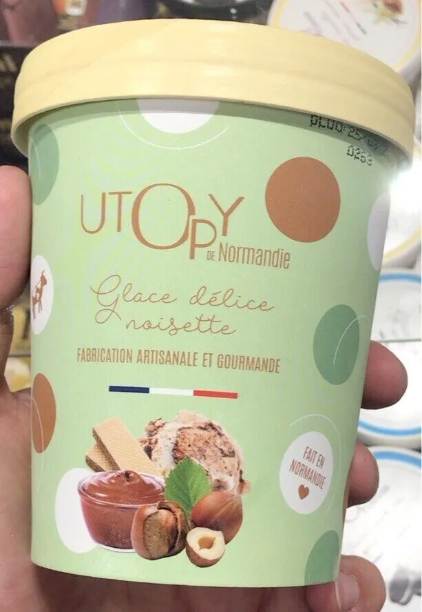 Glace delice noisettes