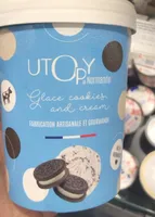 Glace cookies and cream