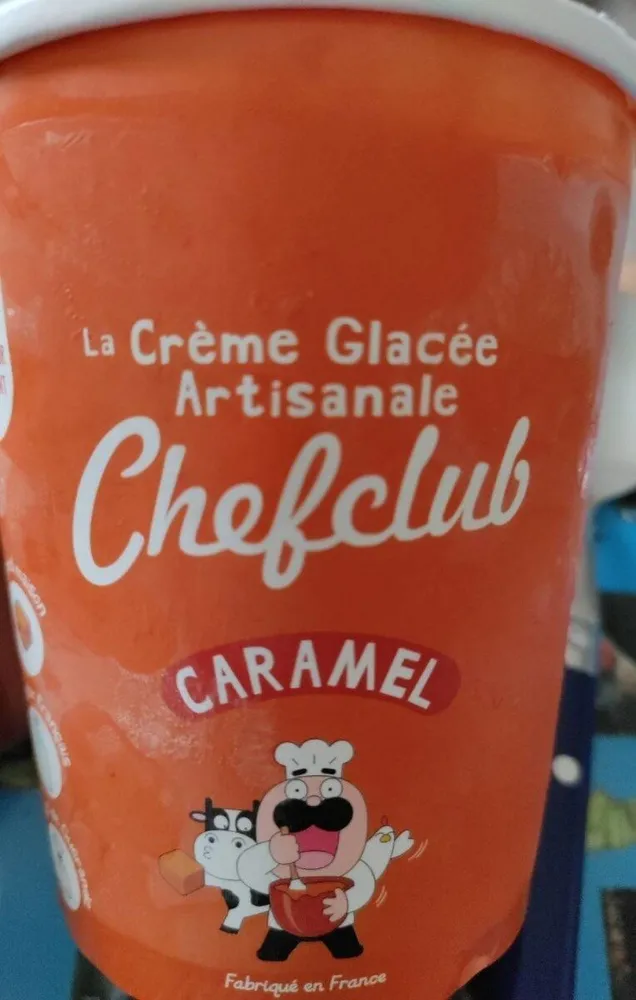 Crème glacée artisanale caramel