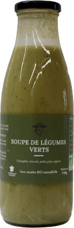 Soupe de légumes verts