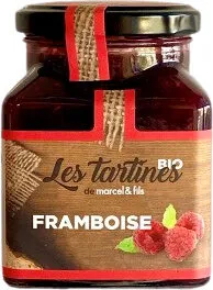 Les tartines bio Framboise