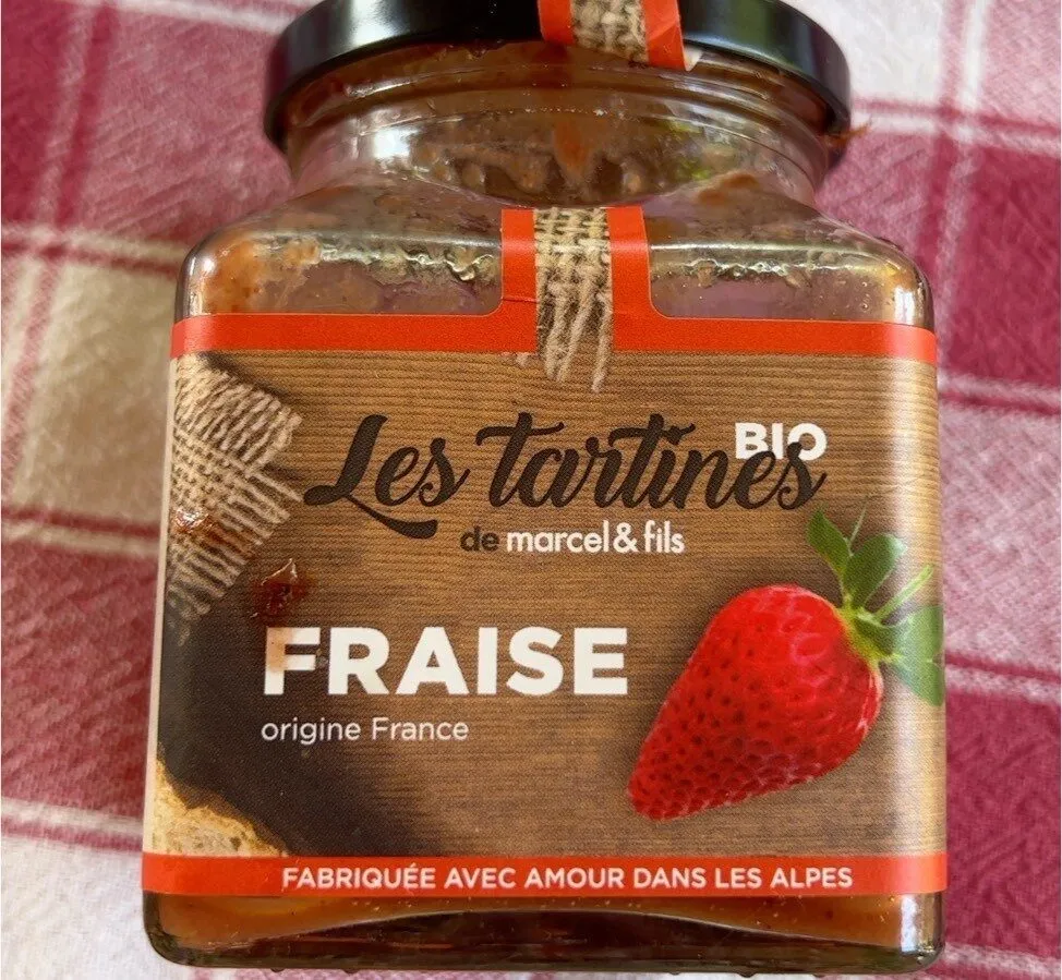 Les tartines Bio Fraise