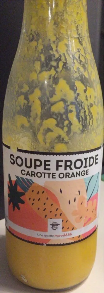 Soupe froide cartte orange