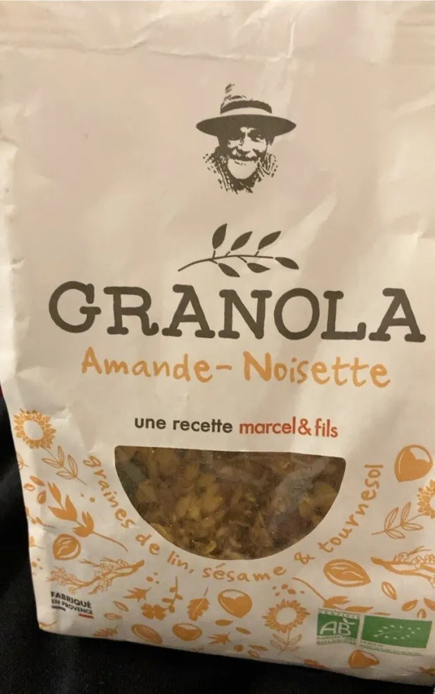 Granola amande noisette