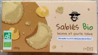 Sablés bio beurre et pointe saline