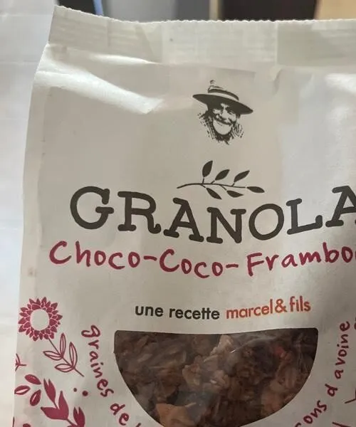 Granola choco coco framboise