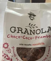 Granola choco coco framboise