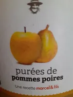 Purée de pommes poires