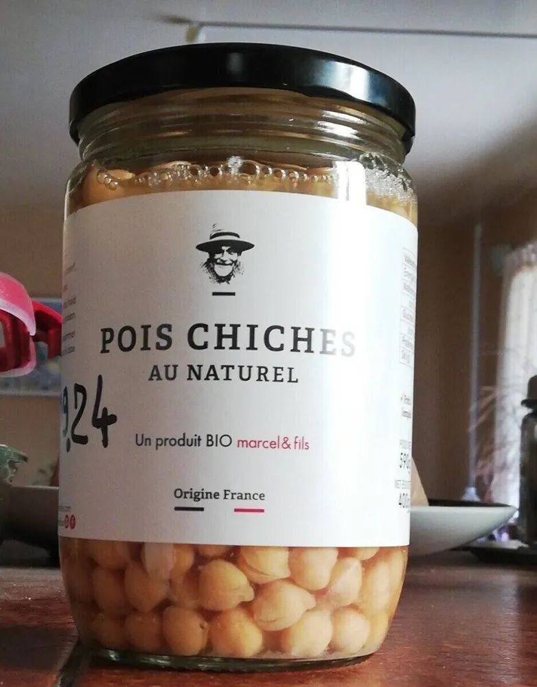 Pois chiches au naturel