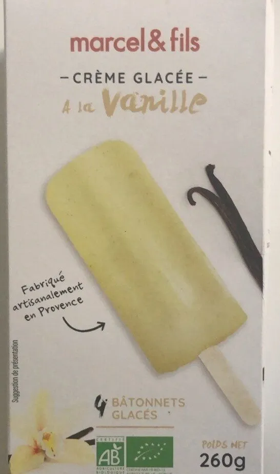 Crème glacée a la vanille
