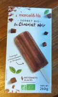 Sorbet bio au chocolat noir