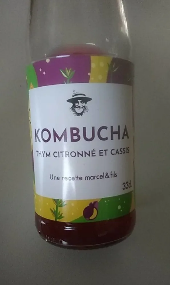 Kombucha Thym citronné et cassis