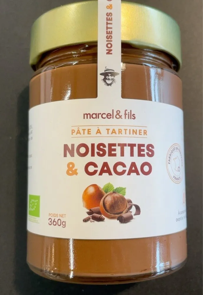 Pâte à tartiner noisettes & cacao