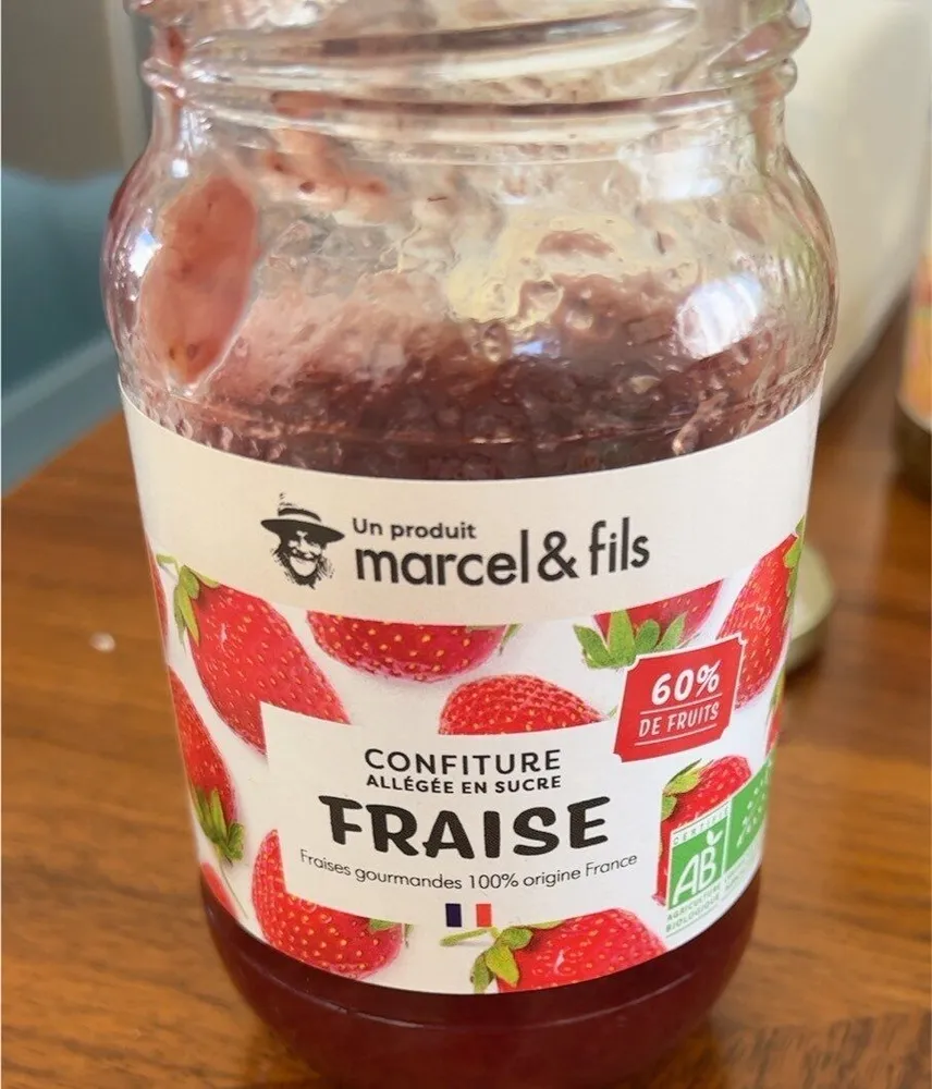 Confiture allégée en sucre fraise