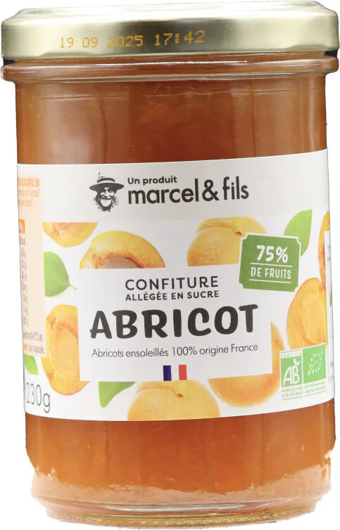 confiture d abricot allégée en Sucre