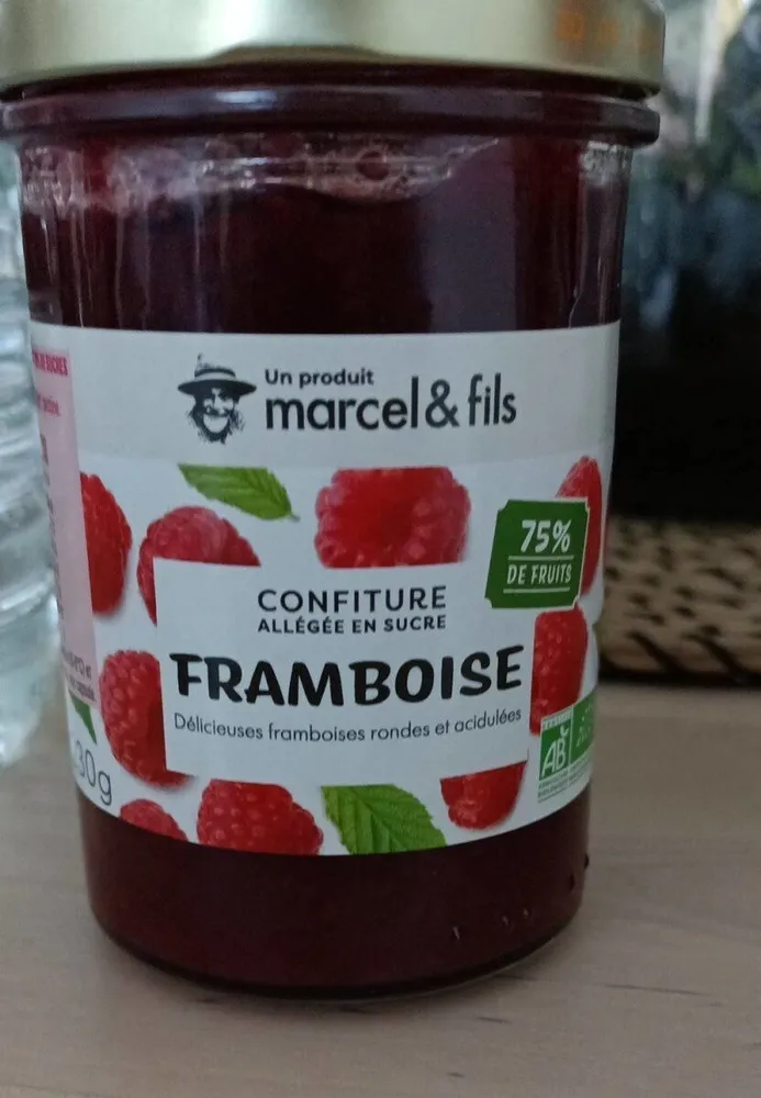 Confiture allégée framboise