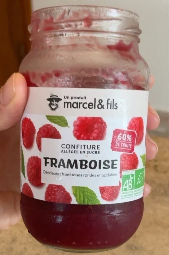 Confiture allegée en sucre Framboise
