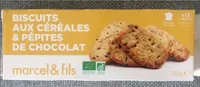 Biscuits au céréales et au pépite de chocolat