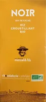 Noir riz croustillant
