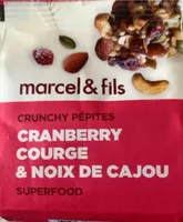 CRUNCHY PÉPITES CRANBERRY COURGE & NOIX DE CAJOU SUPERFOOD