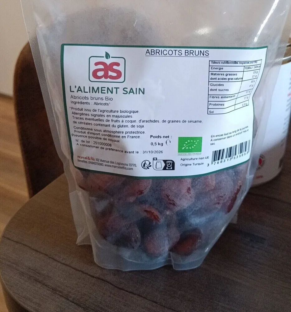 Abricots bruns