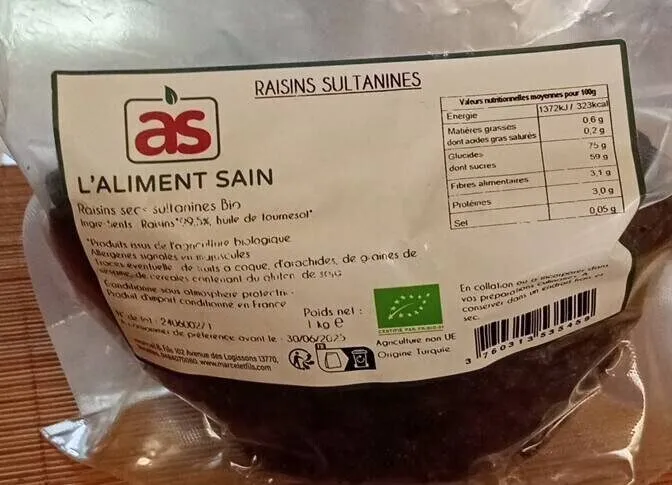 RAISINS SULTANINES