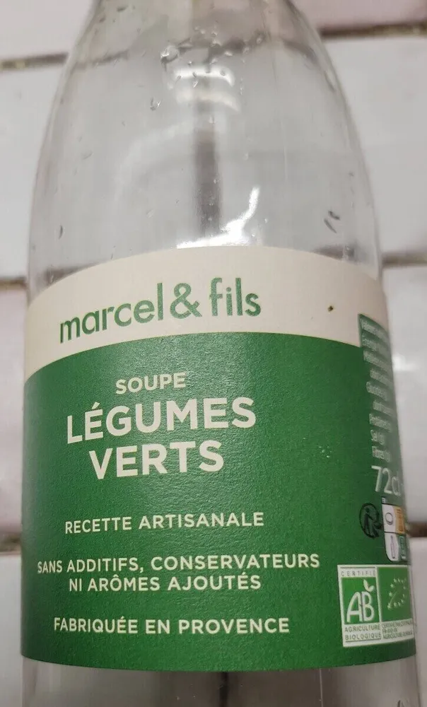 Soupe légumes verts