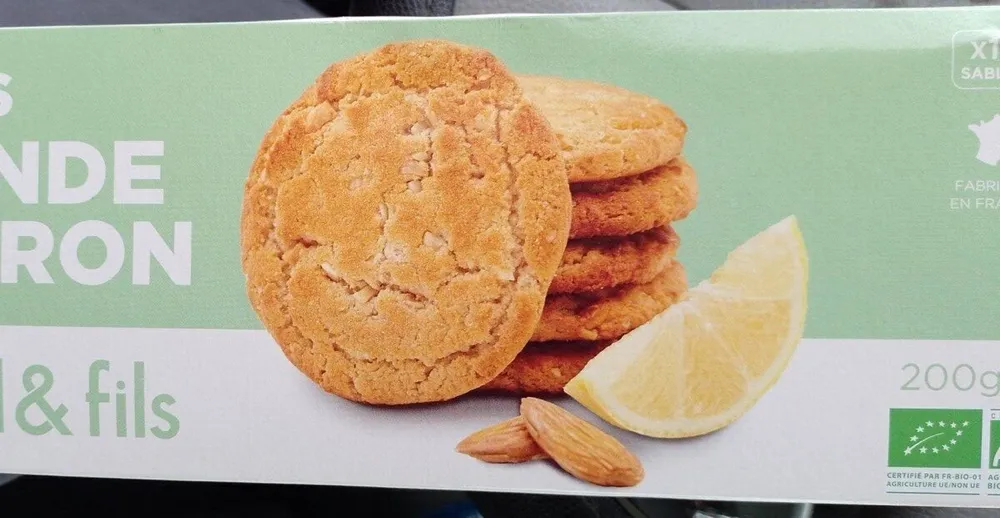 SABLÉS AMANDE CITRON