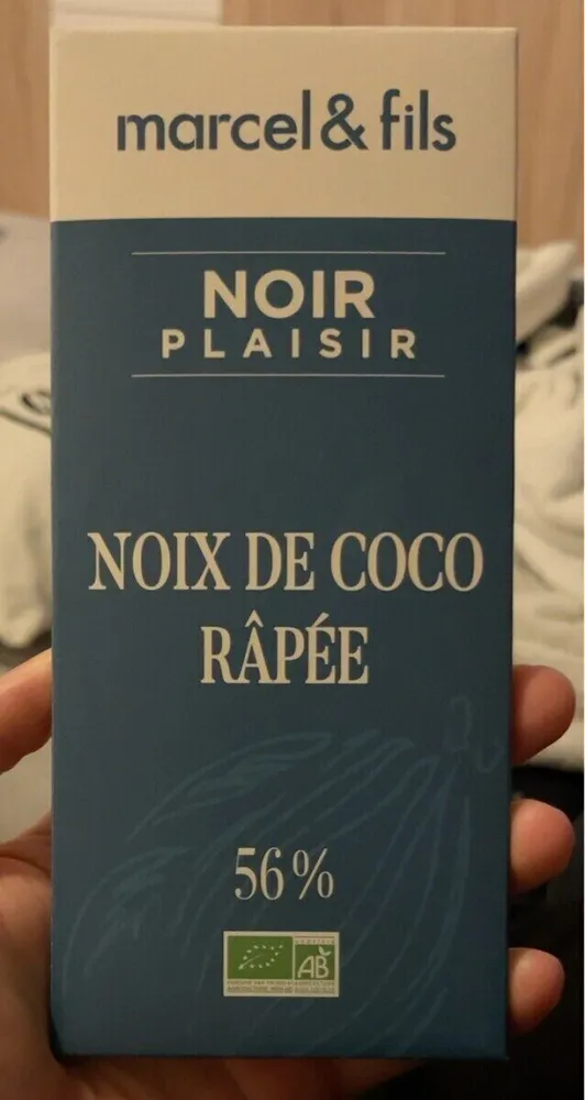 NOIR PLAISIR NOIX DE COCO RÂPÉE 56%
