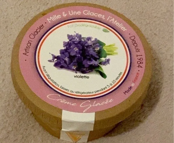 Creme glacée violette